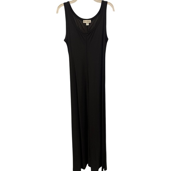 Dresses & Skirts - Vintage Anne Klein II Black Maxi Dress L Size Made in France